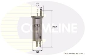 COMLINE EFF213 - FILTRO COMBUSTIBLE