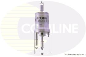 COMLINE EFF268 - FILTRO COMBUSTIBLE