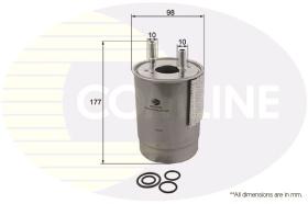 COMLINE EFF317D - FILTRO COMBUSTIBLE