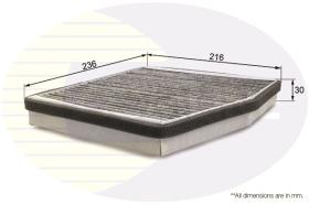 COMLINE EKF102A - FILTRO HABITACULO