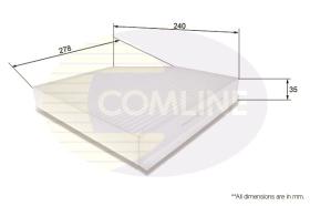 COMLINE EKF106 - FILTRO HABITACULO