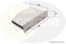 COMLINE EKF118 - FILTRO HABITACULO