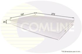 COMLINE EKF190 - FILTRO HABITACULO