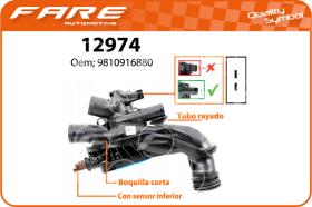 FARE 12974 - <TAPA TERMOSTATO CITROEN C3/C4/DS3