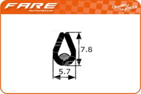 FARE PF004 - BURLETE PVC FLEXIBLE(ADHESIVO)