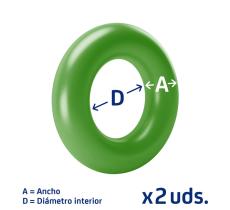 ACR 110580 - JUNTA METALICA 10S SUC-DIS(2 UDS)