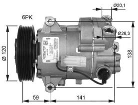 ACR 133185 - HR CVC A/D PV6 120MM 12V V-B