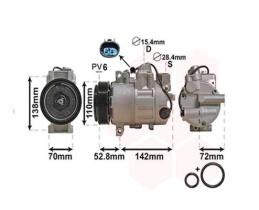 ACR 134007 - NP 6SEU14C A/D PV6 110MM 12V V-B VAL.ELECT.(64526980044)