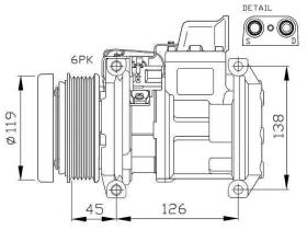 ACR 134427 - NP 10PA20C A/D PV6 124MM 12V A/T