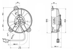 ACR 166071 - ELECTROVENTILADOR ASP 100MM 12V