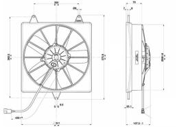 ACR 166073 - ELECTROVENTILADOR ASP 280MM 24V