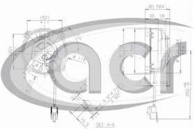 ACR 166074 - ELECTROVENTILADOR ASP 100MM 12V