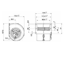 ACR 166214 - TURBINA SENCILLA 12V 3 VELOCIDADES