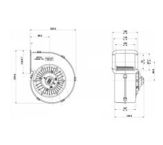 ACR 166250 - TURBINA SENCILLA 24V 232X272X131MM