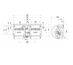 ACR 166262 - TURBINA DOBLE 24V 320X139,8X167,5MM