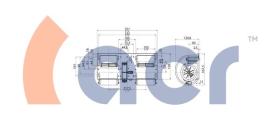 ACR 166331 - TURBINA DOBLE 24V 351X168X140(006-B50/VLL/T/IE-22)