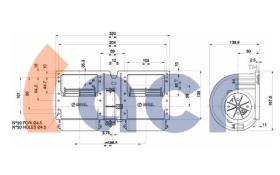 ACR 166413 - TURBINA DOBLE 12V 320X140X176,5(011A54/I22-011A5422)