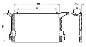 ACR 300005 - CONDENSADOR CITROEN ZX/BERLINGO-PEUGEOT 3