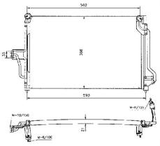 ACR 300011 - CONDENSADOR OPEL ASTRA F