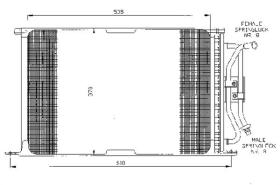 ACR 300032 - CONDENSADOR FORD FIESTA IV