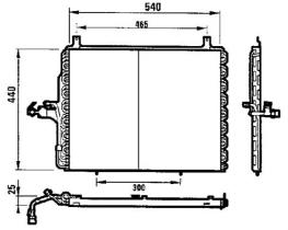 ACR 300042 - CONDENSADOR MB W124