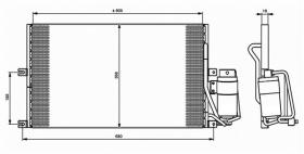 ACR 300043 - CONDENSADOR OPEL VECTRA B