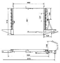 ACR 300054 - CONDENSADOR FORD GRANADA/SCORPIO 2.4-2.5D-2