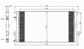 ACR 300078 - CONDENSADOR CHRYSLER VOYAGER 96