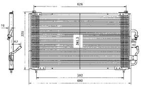 ACR 300085 - CONDENSADOR PEUGEOT 406