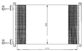 ACR 300091 - CONDENSADOR FIAT PUNTO II 1.8/1.9D/JTD