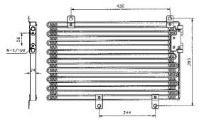 ACR 300119 - CONDENSADOR ALFA ROMEO 145/146/155-LANCIA DELTA