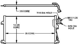 ACR 300152 - CONDENSADOR CHRYSLER VOYAGER/TOWN COUNTRY