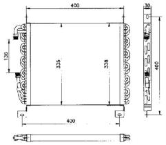 ACR 300159 - CONDENSADOR ALFA ROMEO 75/90