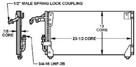 ACR 300178 - CONDENSADOR FORD PROBE