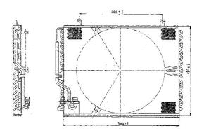 ACR 300193 - CONDENSADOR BMW SERIE5 E34/SERIE7 E32