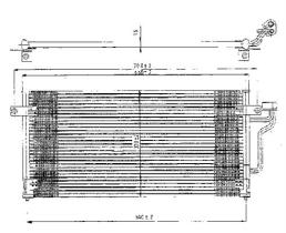 ACR 300198 - CONDENSADOR MITSUBISHI COLT/LANCER