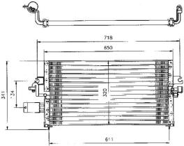 ACR 300199 - CONDENSADOR NISSAN PRIMERA