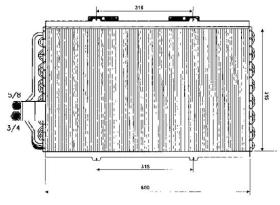 ACR 300218 - CONDENSADOR RENAULT ESPACE II