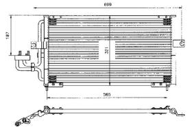 ACR 300256 - CONDENSADOR HYUNDAI LANTRA