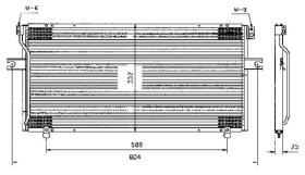 ACR 300258 - CONDENSADOR NISSAN MAXIMA