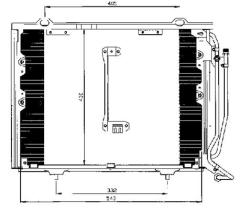 ACR 300262 - CONDENSADOR MB W202/W208