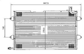 ACR 300264 - CONDENSADOR VW GOLF III/VENTO