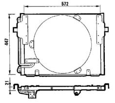 ACR 300279 - CONDENSADOR BMW SERIE8 E31