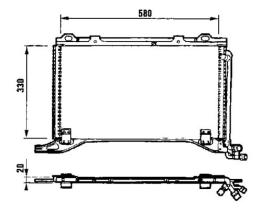 ACR 300287 - CONDENSADOR MB W210