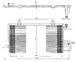 ACR 300290 - CONDENSADOR AUDI 80/CABRIO/COUPE