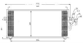 ACR 300304 - CONDENSADOR MITSUBISHI COLT/LANCER