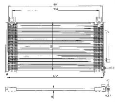 ACR 300319 - CONDENSADOR MAZDA 323