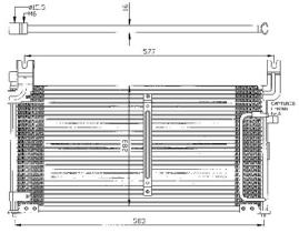 ACR 300342 - CONDENSADOR SUZUKI BALENO