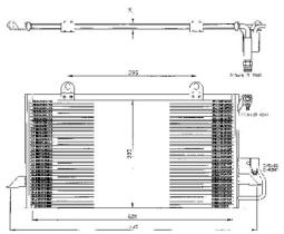 ACR 300354 - CONDENSADOR AUDI 80