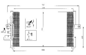 ACR 300364 - CONDENSADOR HYUNDAI COUPE